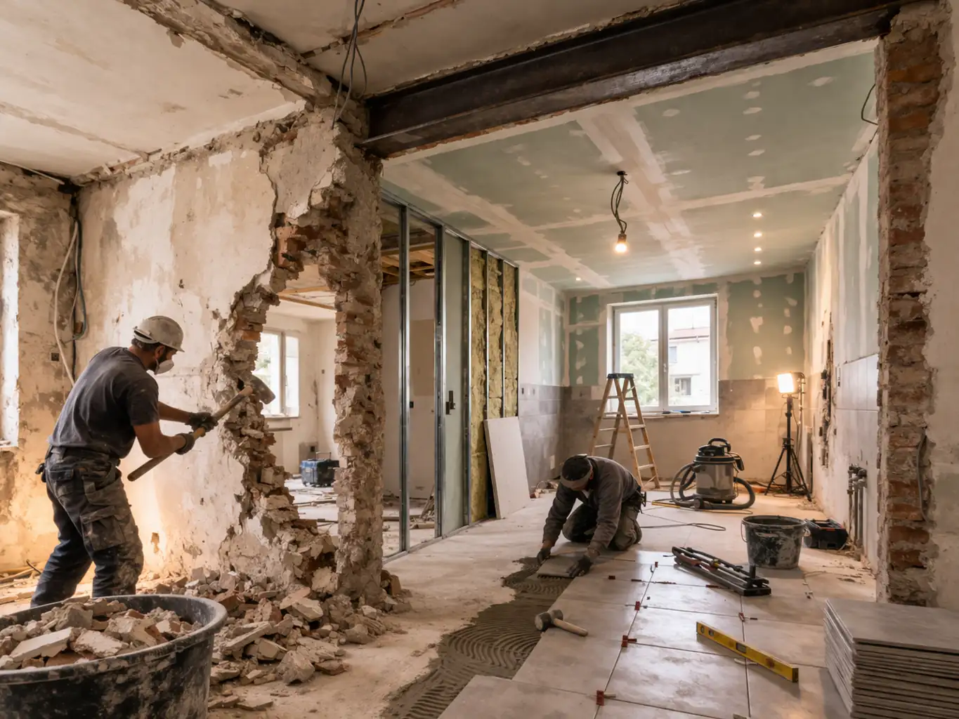 Átalakítási, felújítási munkálatok